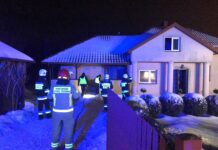 Gierlachów – nocny pożar kuchni w domu jednorodzinnym