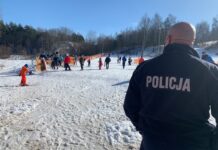 Bezpieczny stok – policja w Konarach