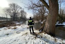 Łęg, San i Wisła – tarnobrzescy strażacy nie zaobserwowali niepokojących wzrostów stanu wód