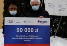 Fundacja PGE i Spółka ENESTA wsparły niżańską lecznicę w walce z COVID-19