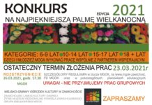 M-GOK w Zawichoście czeka na konkursowe palmy wielkanocne