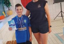 Albert Borkowski z UKS Delfin Tarnobrzeg najlepszy w Mistrzostwach Okręgu Podkarpackiego