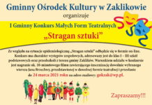 I Gminny Konkurs Małych Form Teatralnych “Stragan Sztuki” w Zaklikowie