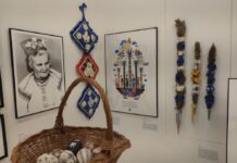 Pokaz robienia palm wielkanocnych w Muzeum